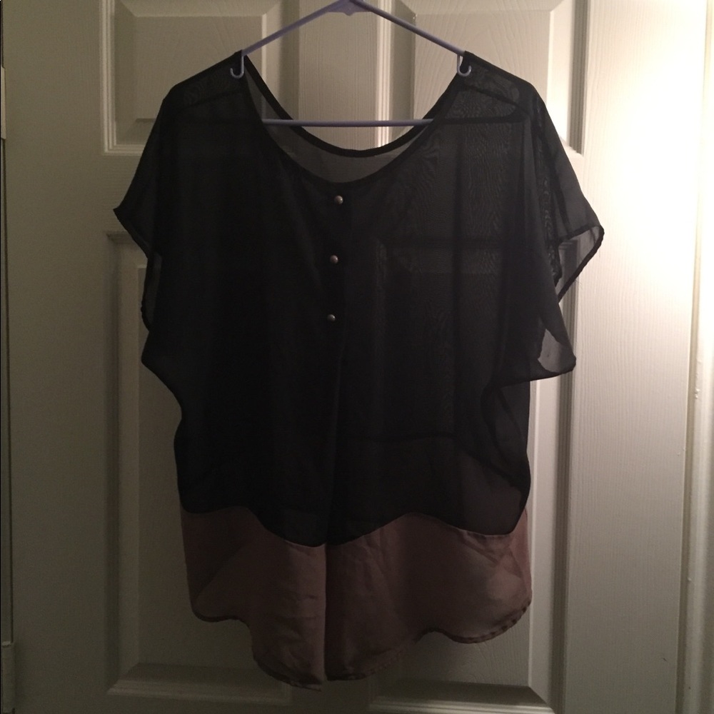 Color block shirt
